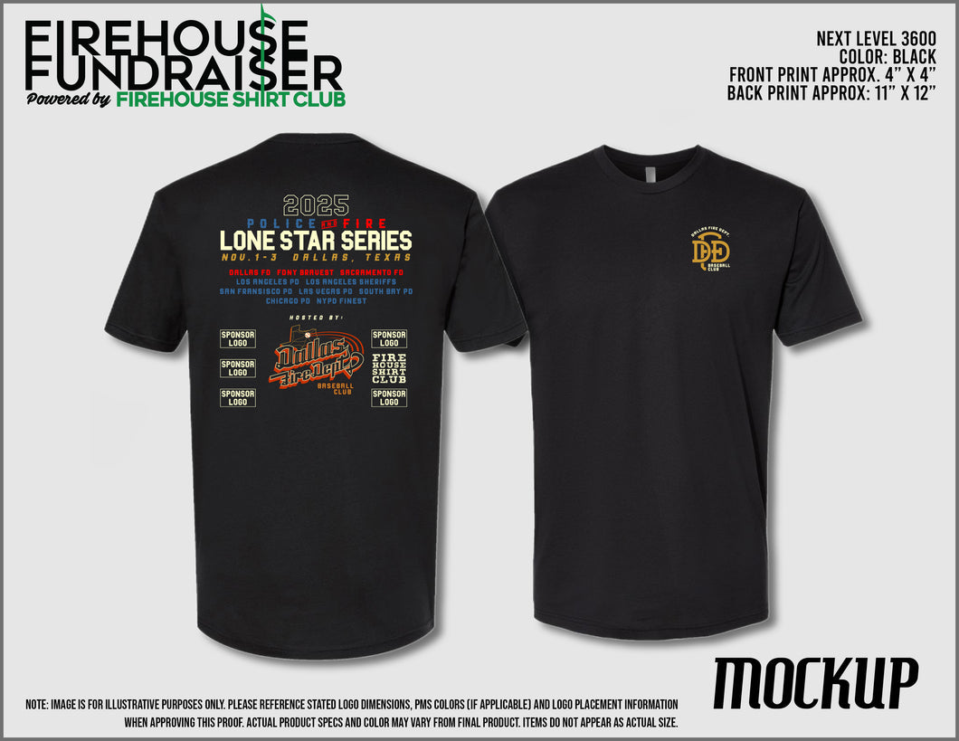 2025 DFD Baseball Players T-Shirt